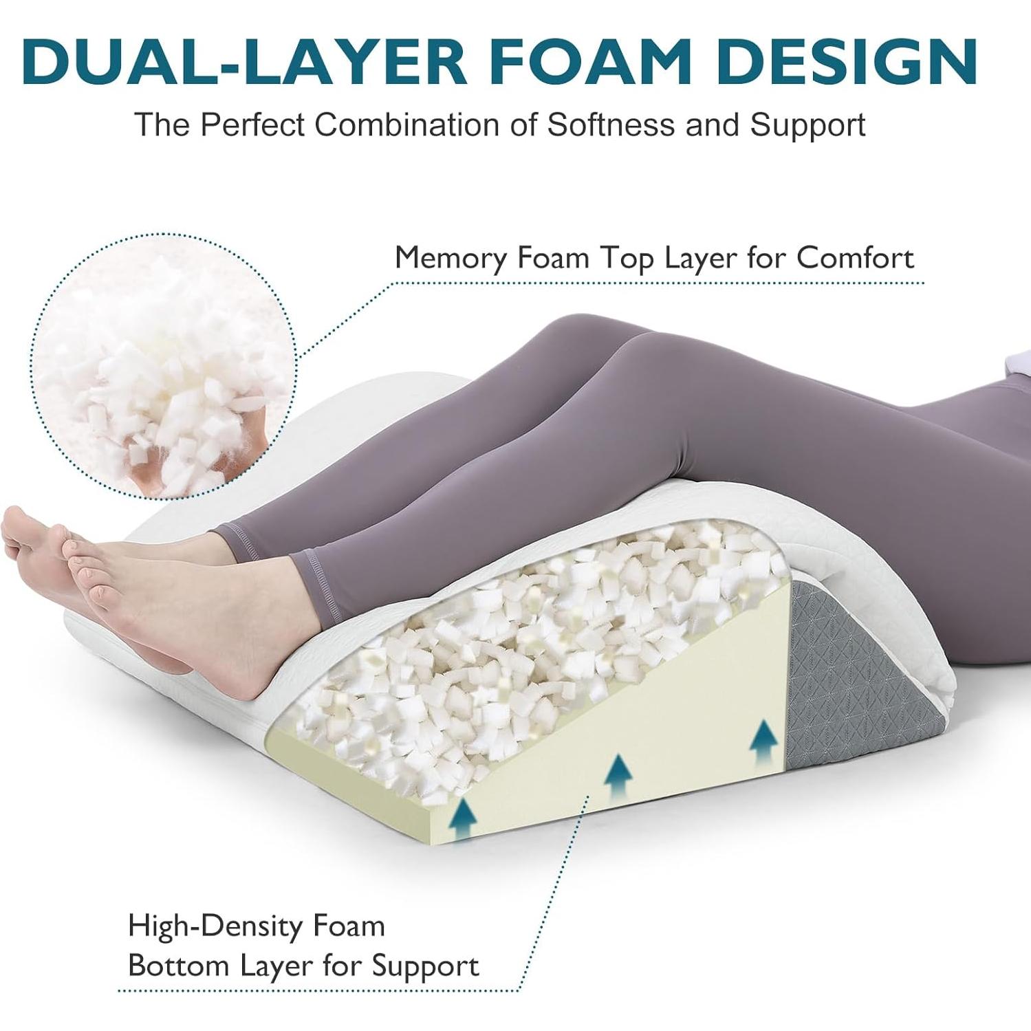 Cojín de Rodilla Shinnwa Convertible Espuma Viscoelástica 59.69x47.63cm