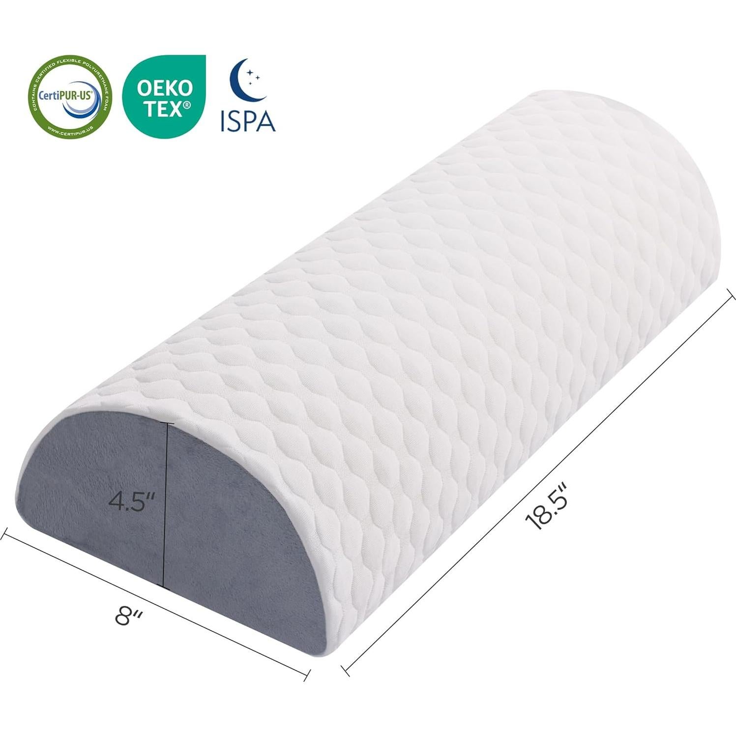 Almohada en Forma de Media Luna Flyxunfri para Dormir - Alivio Dolor