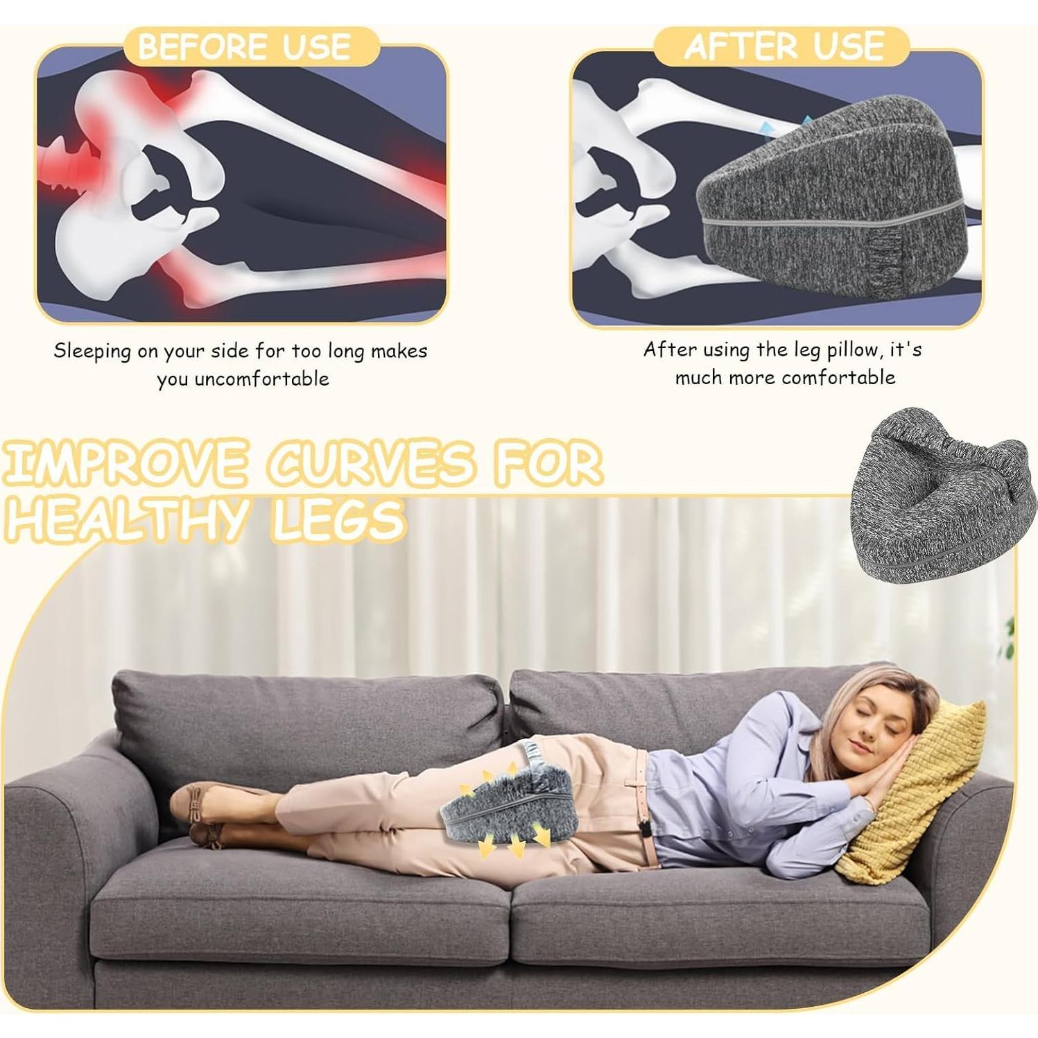 Almohada Ergonómica para Rodillas Genérico - Espuma Memoria