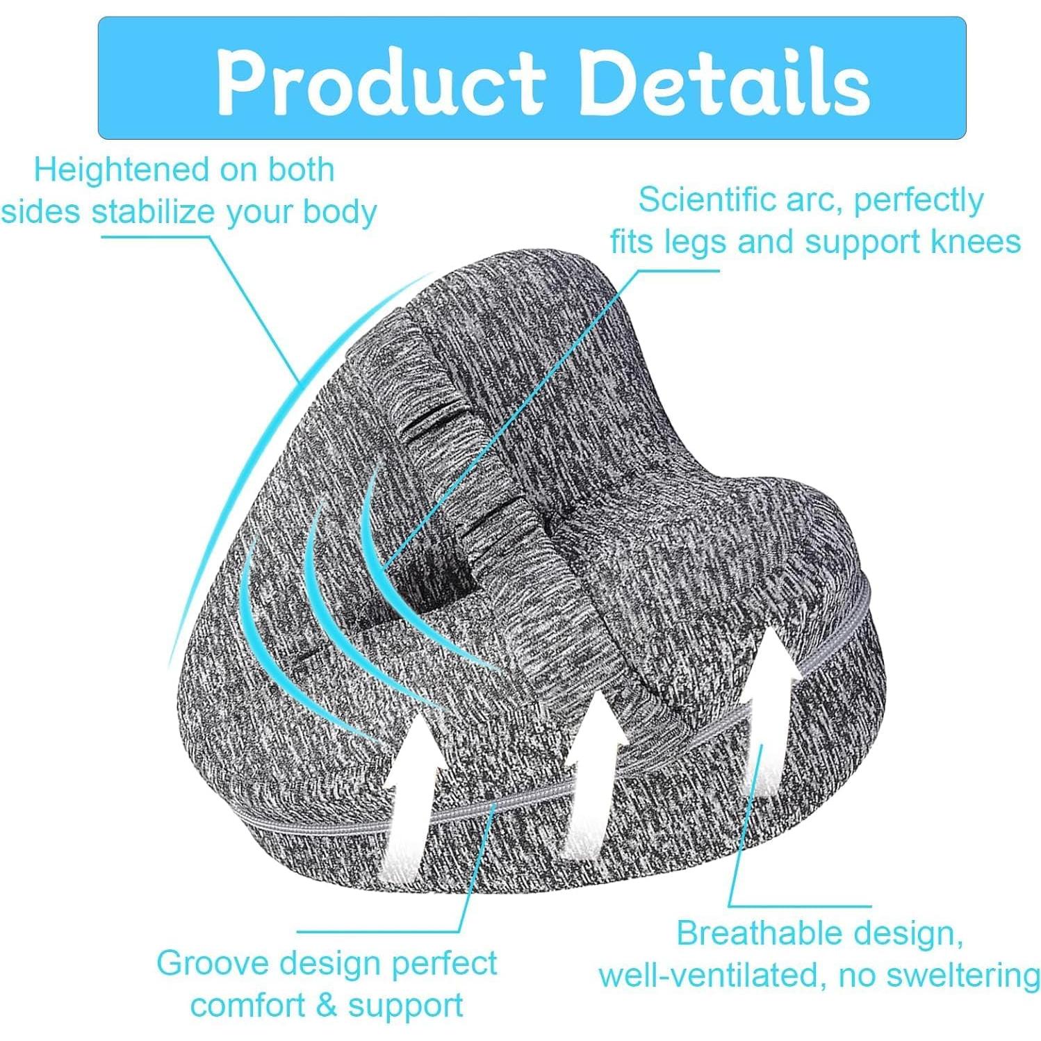 Almohada Ergonómica para Rodillas Genérico - Espuma Memoria