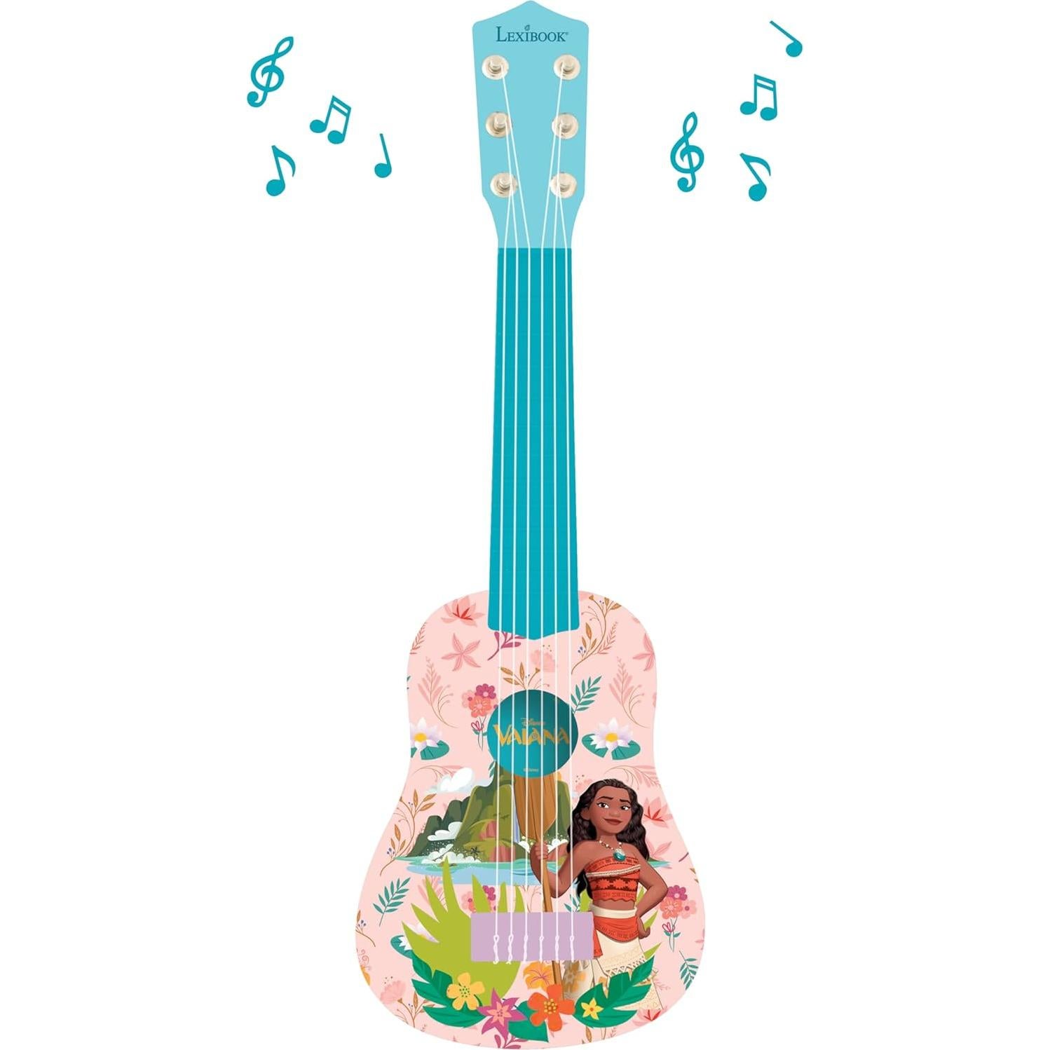 Guitarra Infantil Lexibook Disney Moana 53 cm 6 Cuerdas Nylon