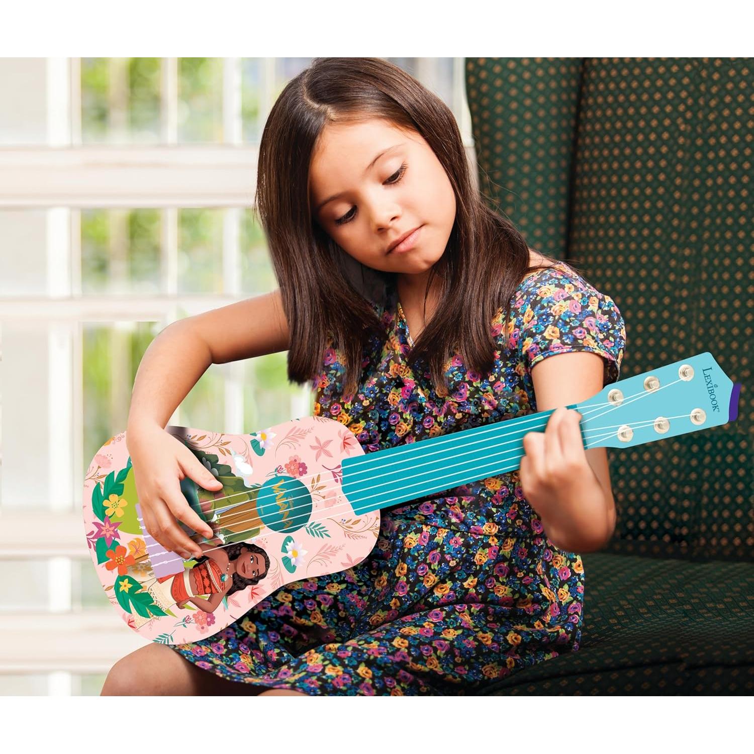 Guitarra Infantil Lexibook Disney Moana 53 cm 6 Cuerdas Nylon