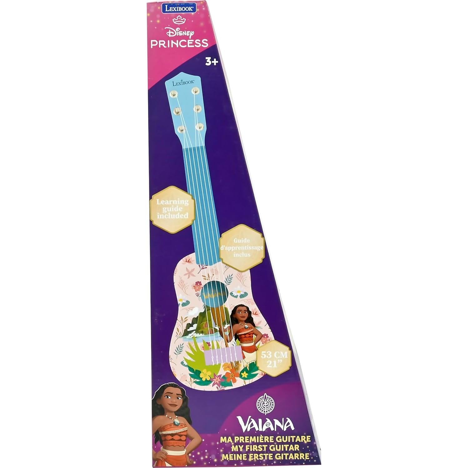 Guitarra Infantil Lexibook Disney Moana 53 cm 6 Cuerdas Nylon