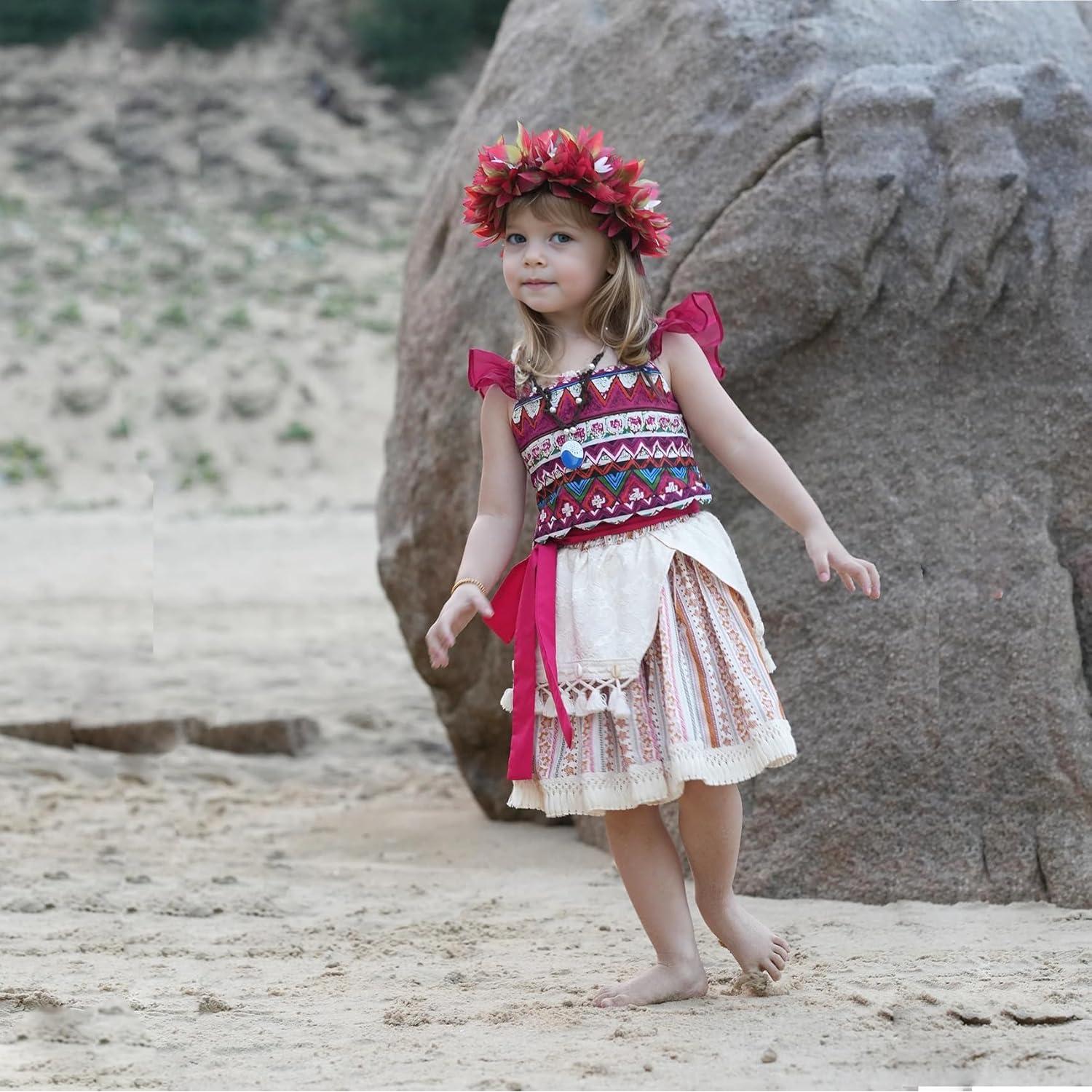 Corona de Flores Hawaiana DreamLily para Niñas - Talla Única