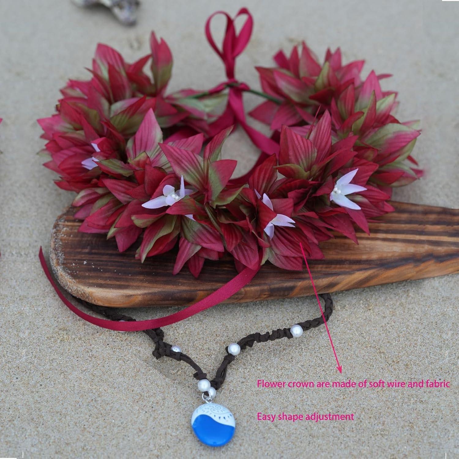 Corona de Flores Hawaiana DreamLily para Niñas - Talla Única