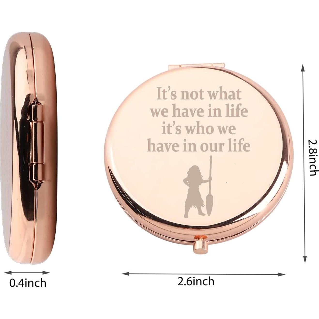 Espejo de Maquillaje WUSUANED Moana Acero Inoxidable 7.87cm