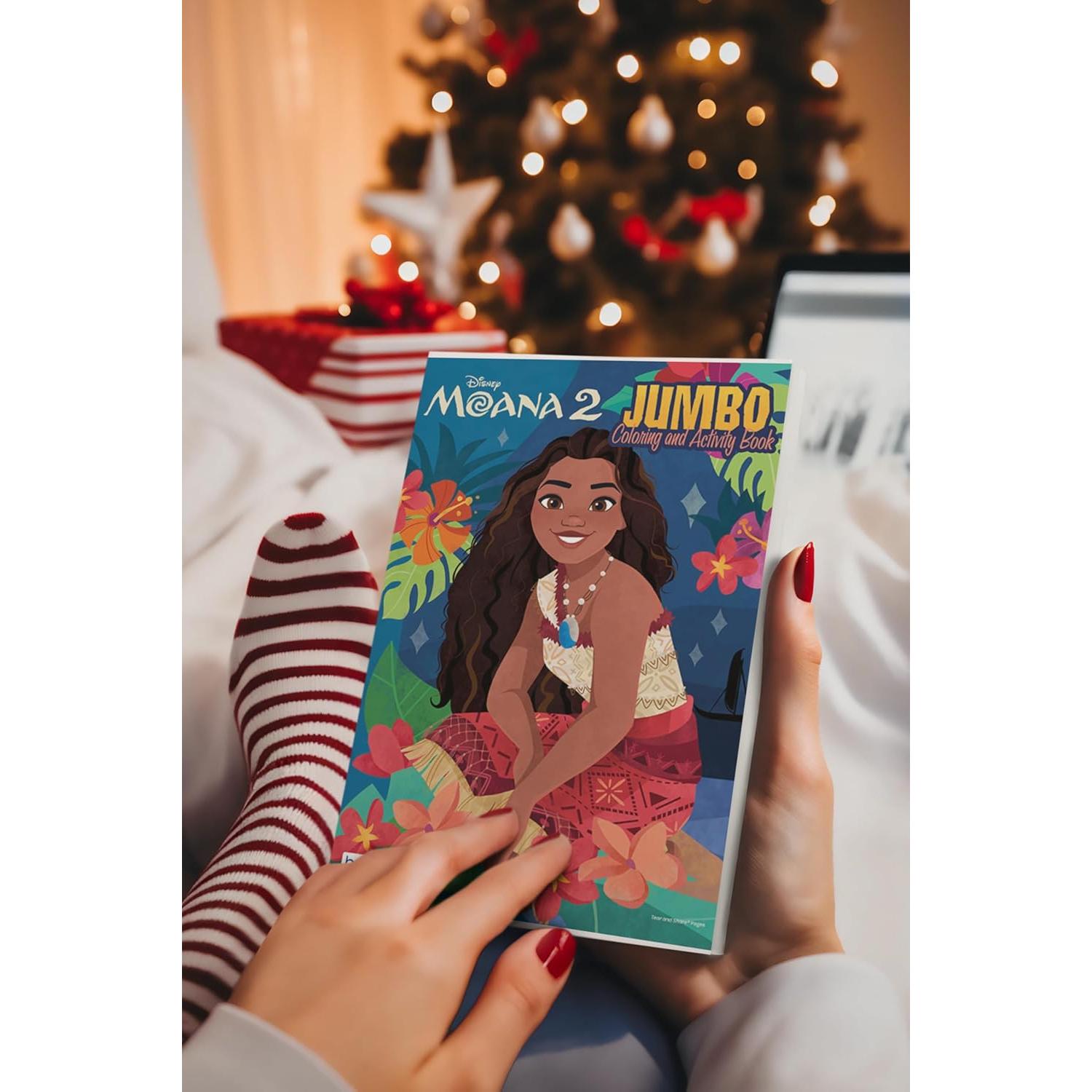 Libro de Colorear Jumbo Moana 2 Bendon - Actividades y Páginas para Colorear