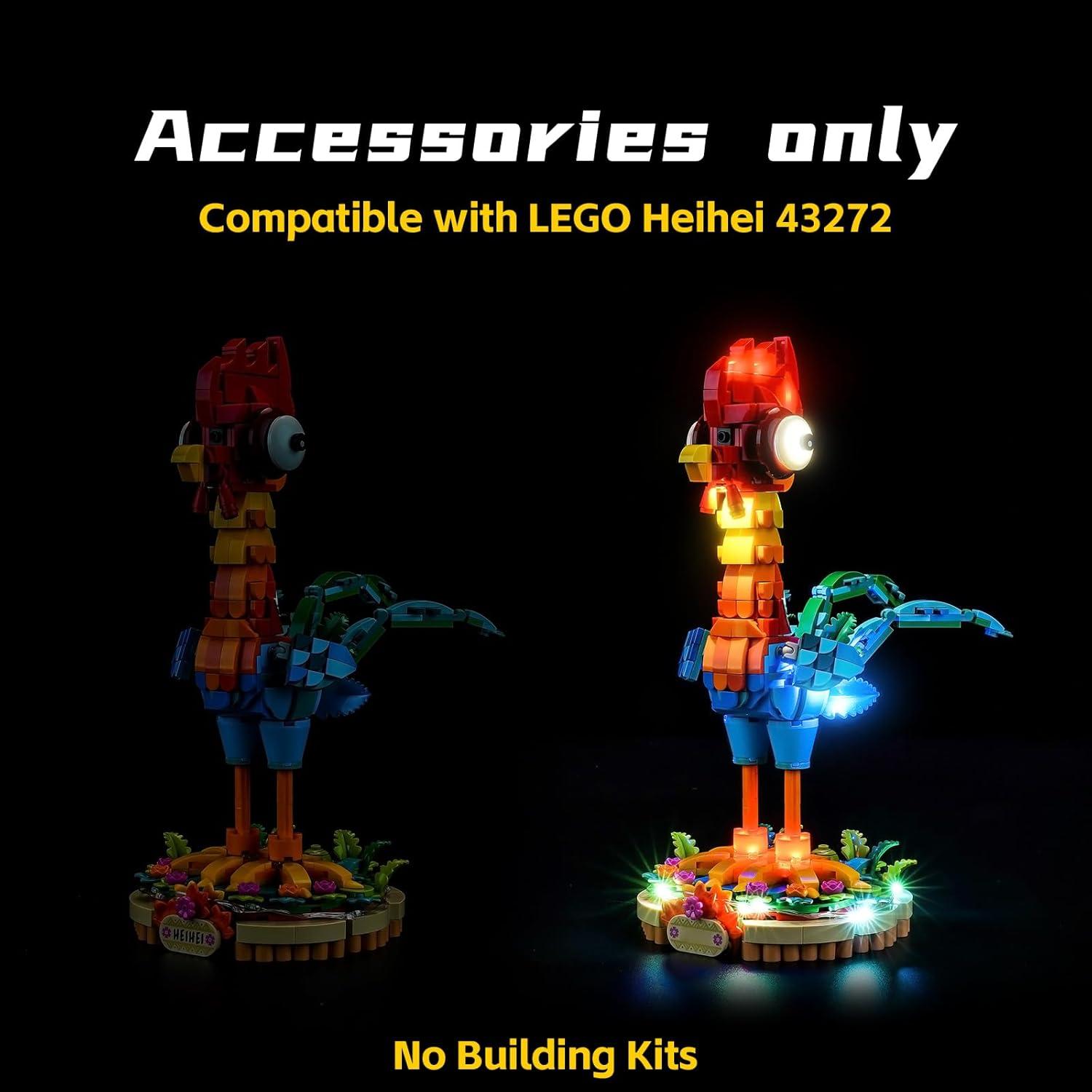 Luz LED BrickBling Compatible con LEGO Hei Hei 43272