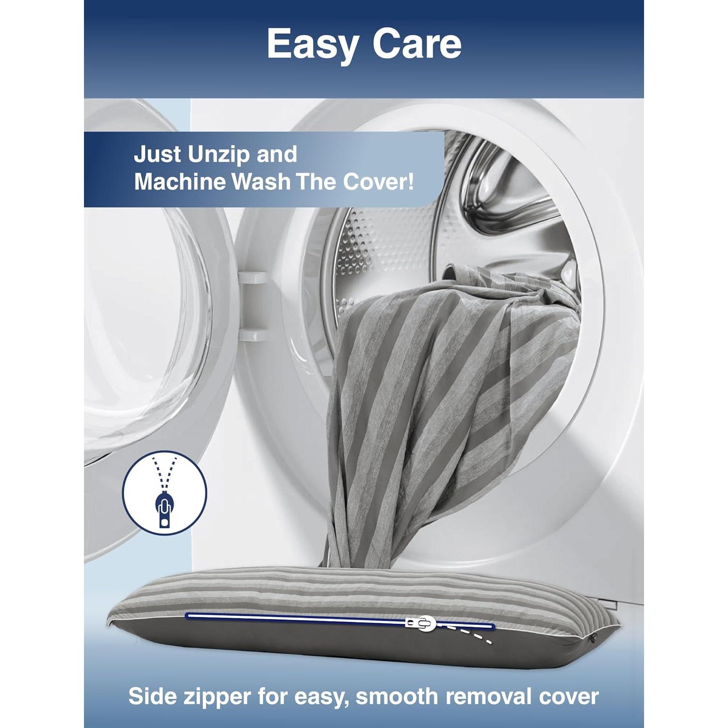 Almohada Corporal Refrigerante ZonLi 50.8x137.2 cm Espuma de Memoria