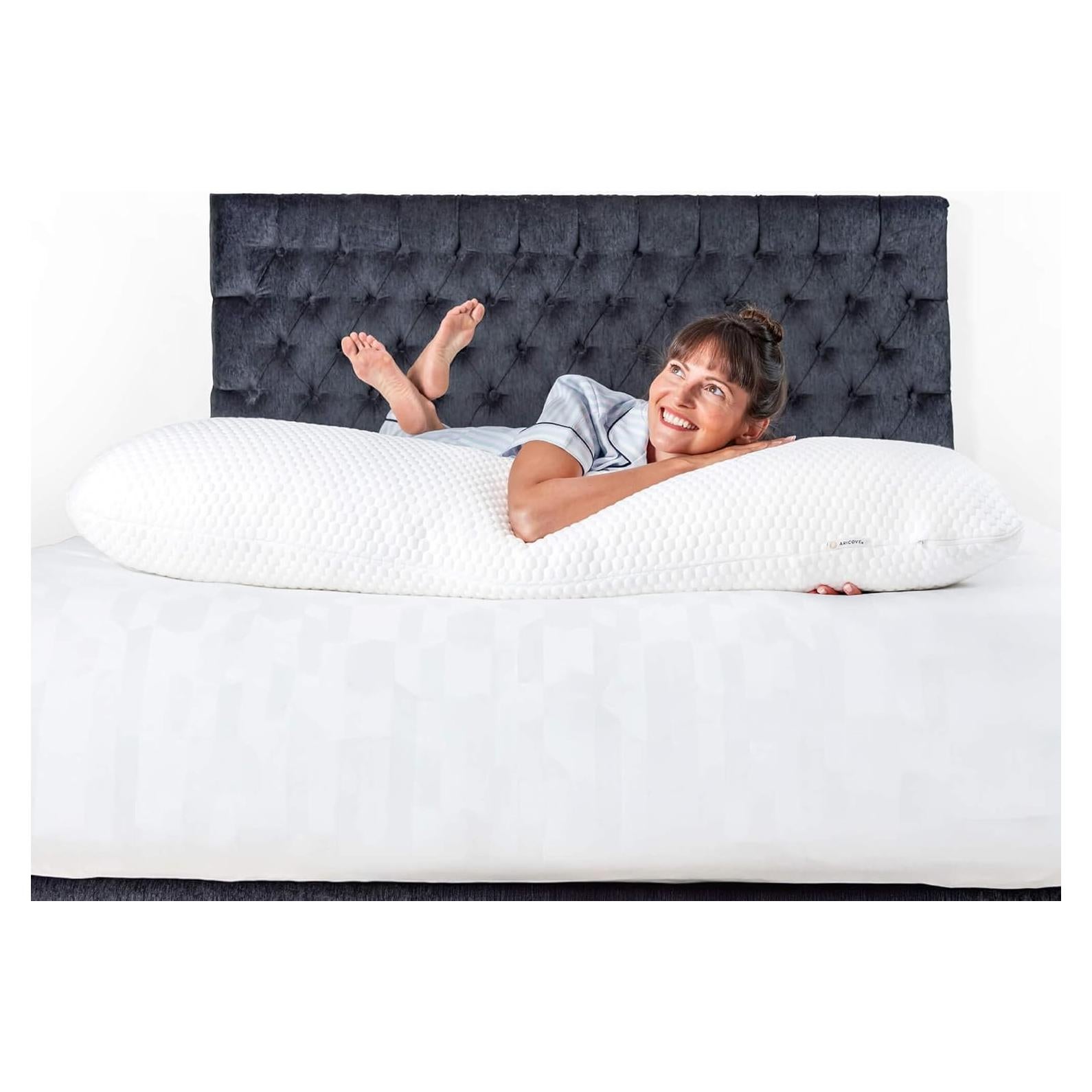 Almohada Corporal Aricove 50.8x137.2 cm Ajustable Tencel