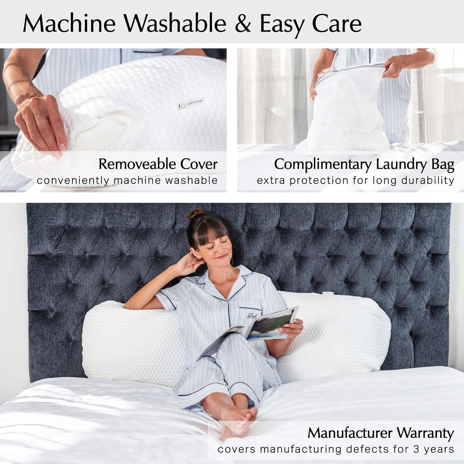 Almohada Corporal Aricove 50.8x137.2 cm Ajustable Tencel