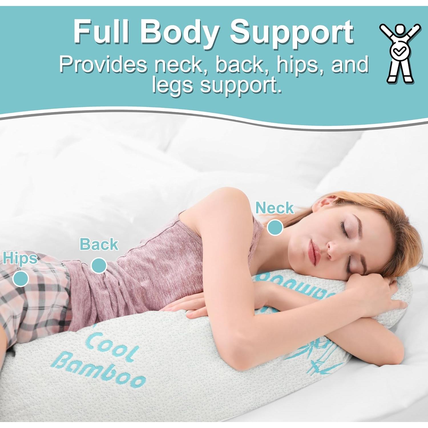 Almohada Corporal Ajustable Kova KH Harper - Enfriamiento y Espuma de Memoria