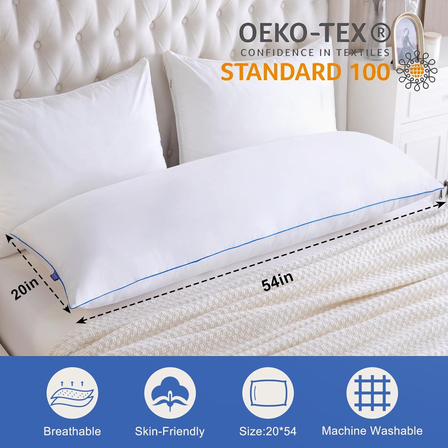 Almohada de Cuerpo Completo YZ HOME Espuma Viscoelástica 50.8x137.2cm