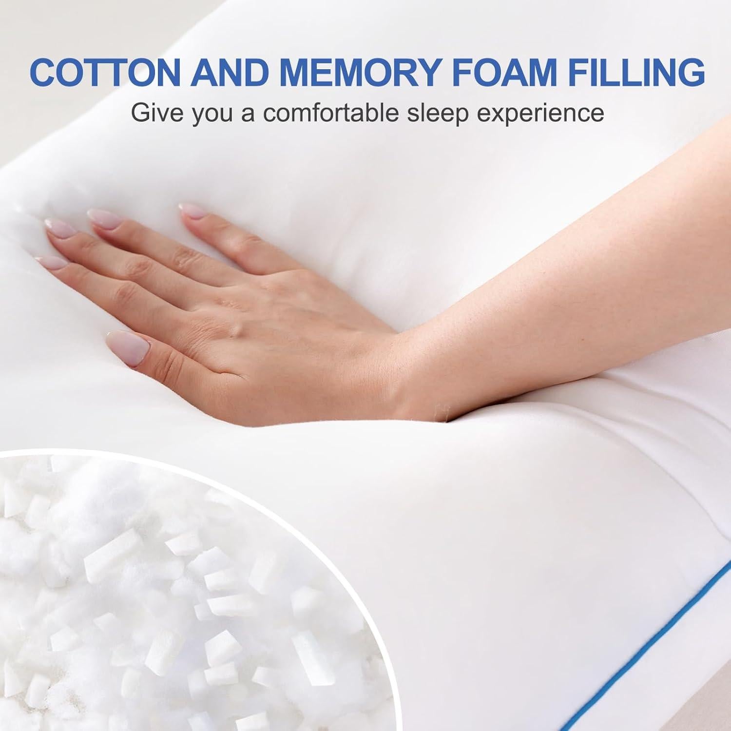 Almohada de Cuerpo Completo YZ HOME Espuma Viscoelástica 50.8x137.2cm