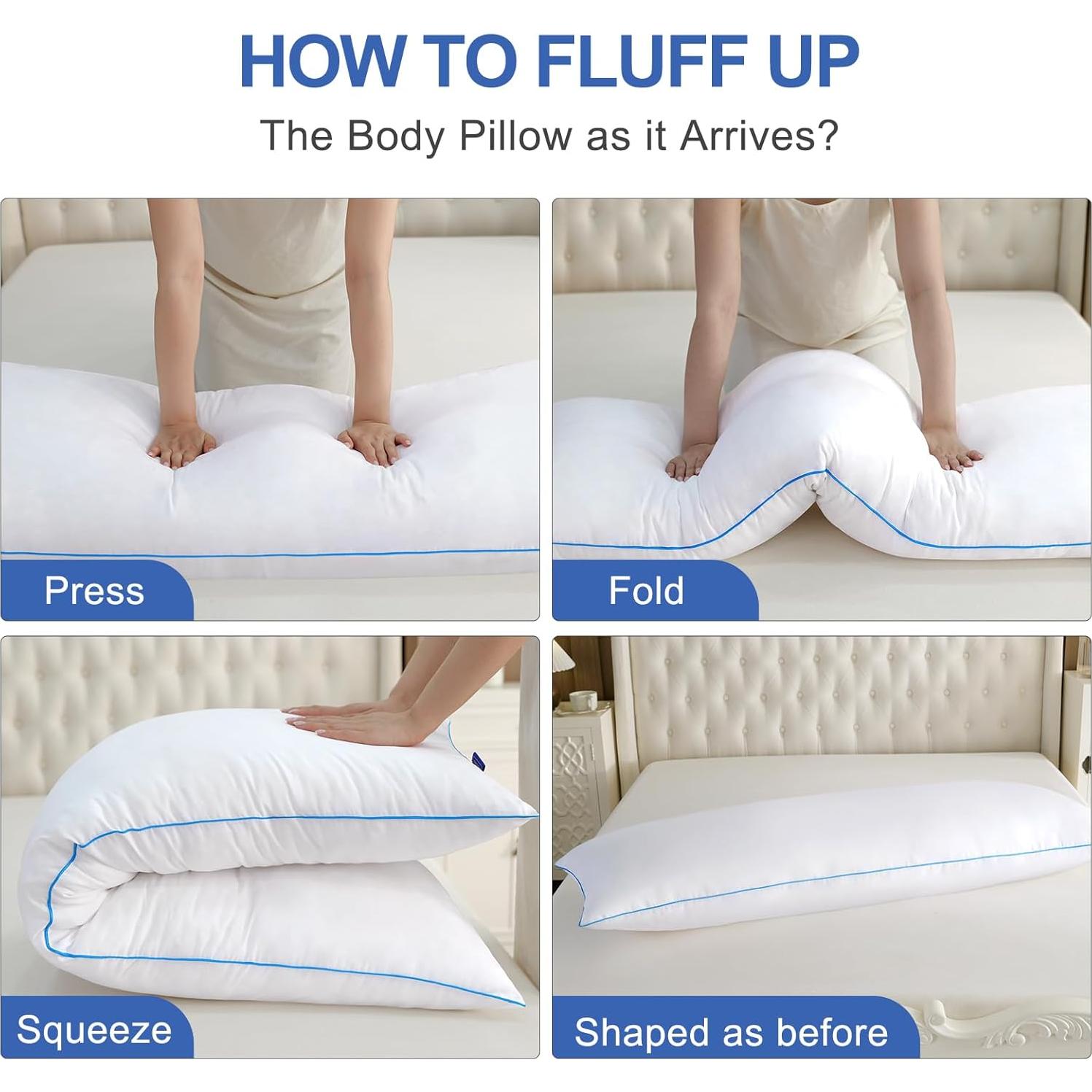 Almohada de Cuerpo Completo YZ HOME Espuma Viscoelástica 50.8x137.2cm