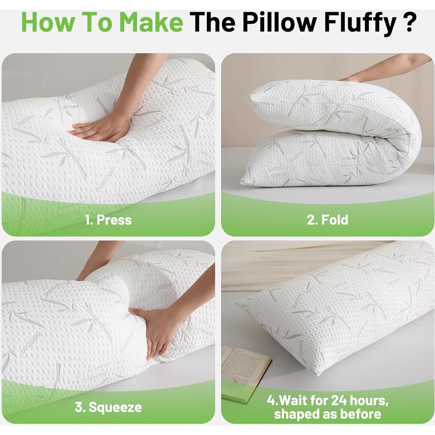 Almohada Corporal Primesoft Ajustable con Funda Desmontable 50.8x137.2 cm