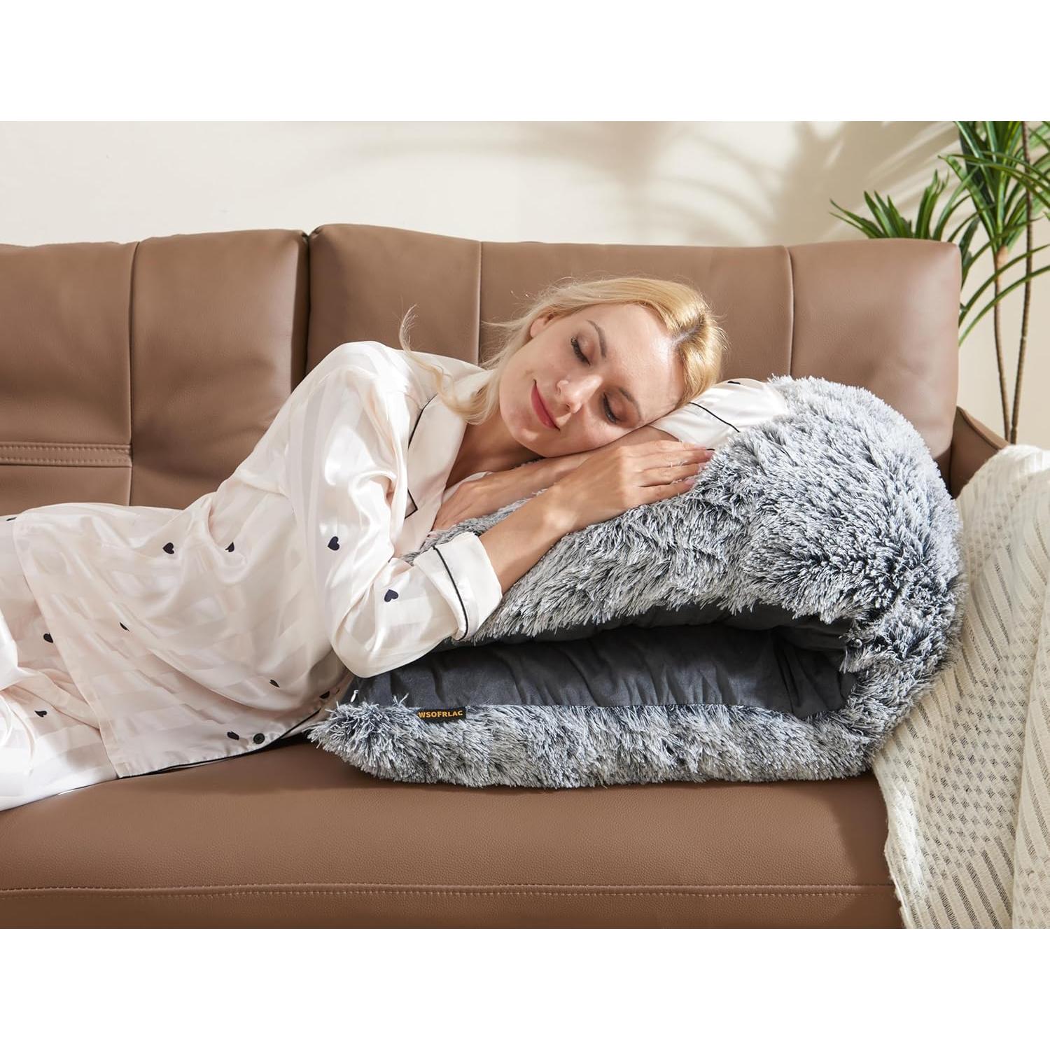 Almohada Corporal WSOFRLAC 50.8x137.2cm Espuma de Memoria Gris