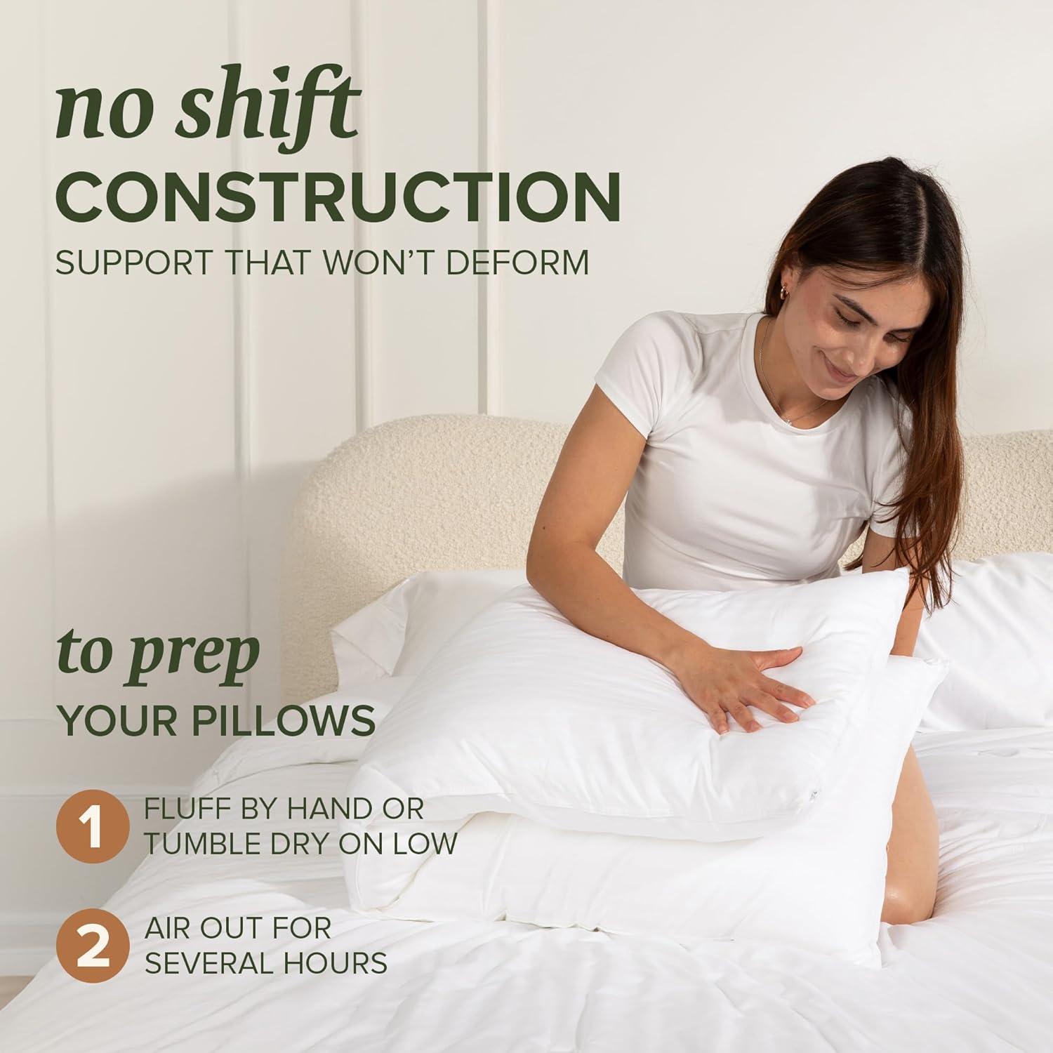 Almohada Corporal Beckham 50.8x137.2cm Algodón 100% Relleno Plumas