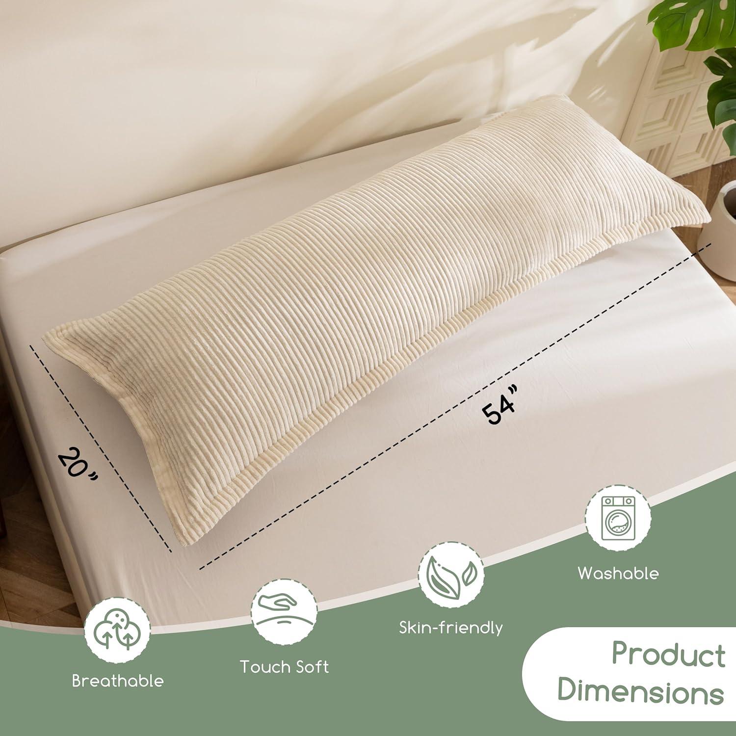 Almohada Corporal HIGOGOGO Espuma Viscoelástica 54x137 cm