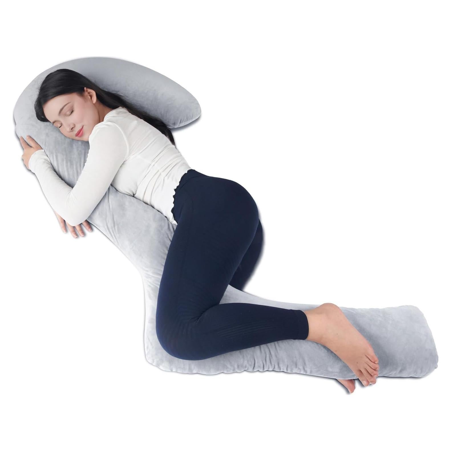 Almohada Corporal EKEPE 172.72 cm Espuma con Memoria Gris