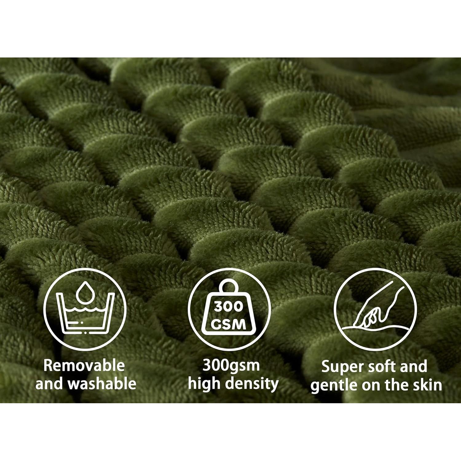 Cojín de Respaldo Cuña AmyWtb Reina Verde 150x20x51 cm