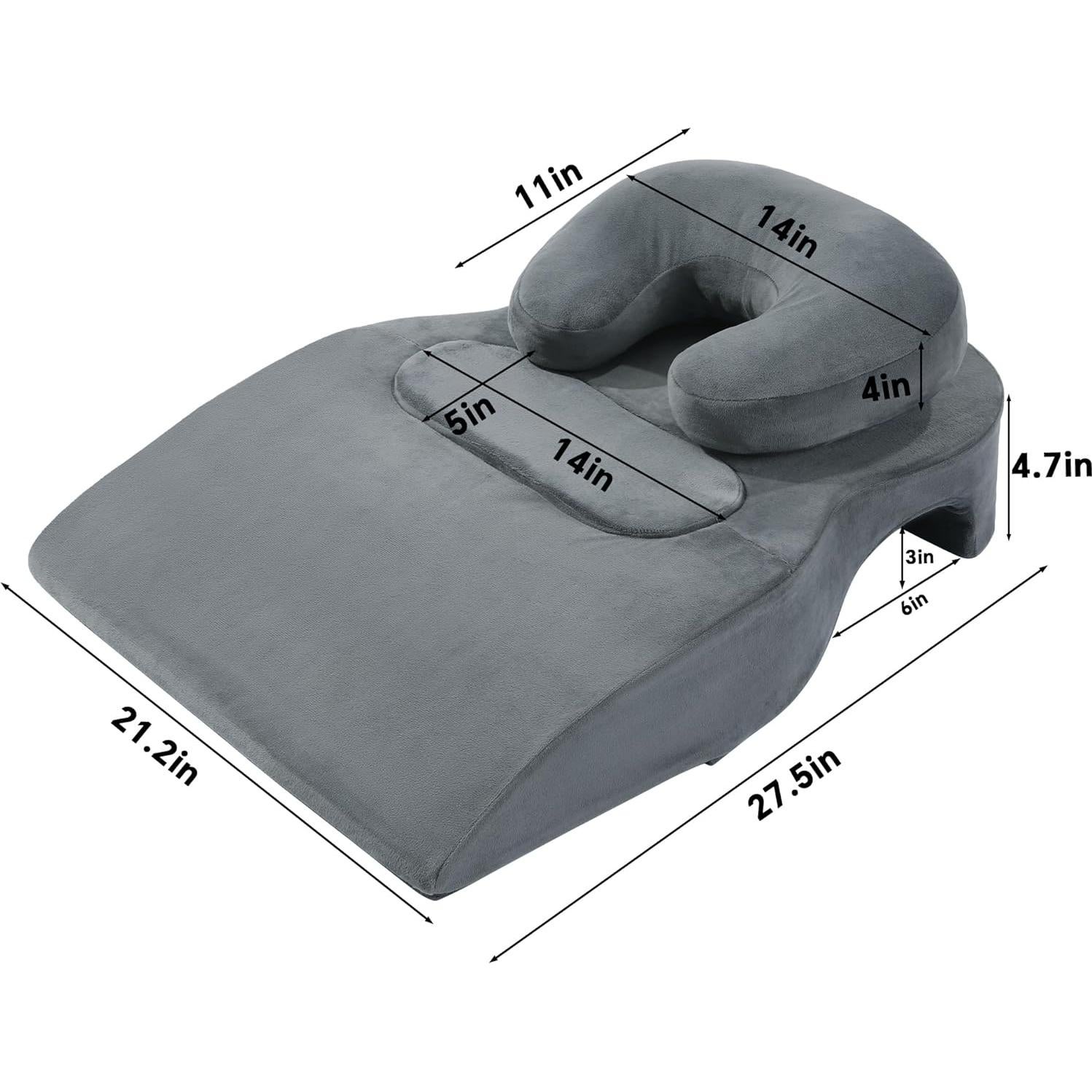 Almohada Prona MABOZOO con Cojín Desmontable para Masaje