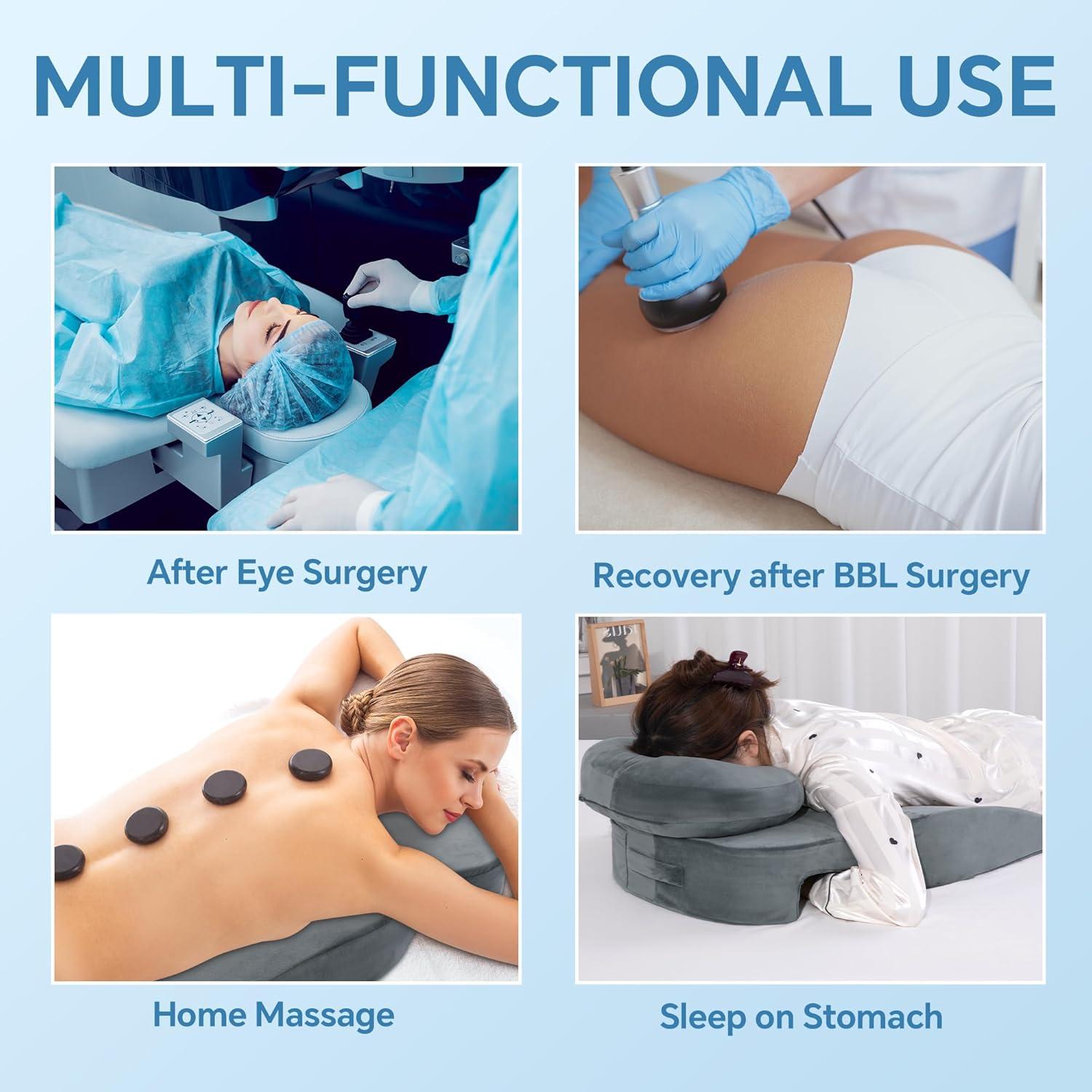 Almohada Prona MABOZOO con Cojín Desmontable para Masaje