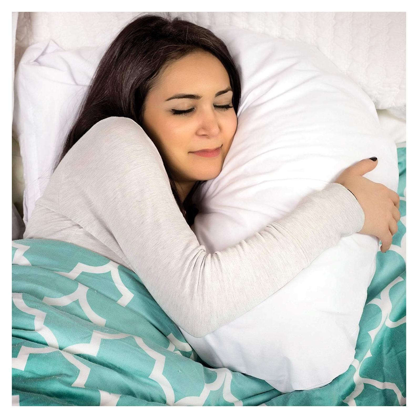 Almohada Corporal DMI Ergonomica 43x56 cm para Embarazo y Dolor de Cuello