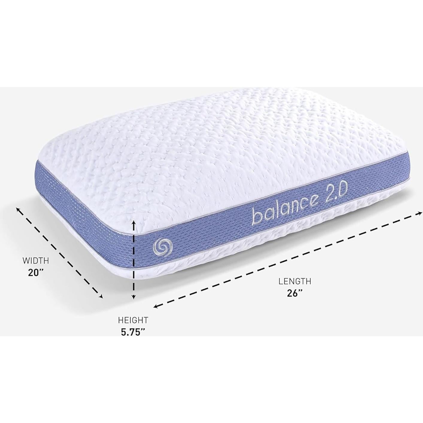 Almohada Bedgear Balance Performance 2.0 Dri-Tec 50.8x66cm