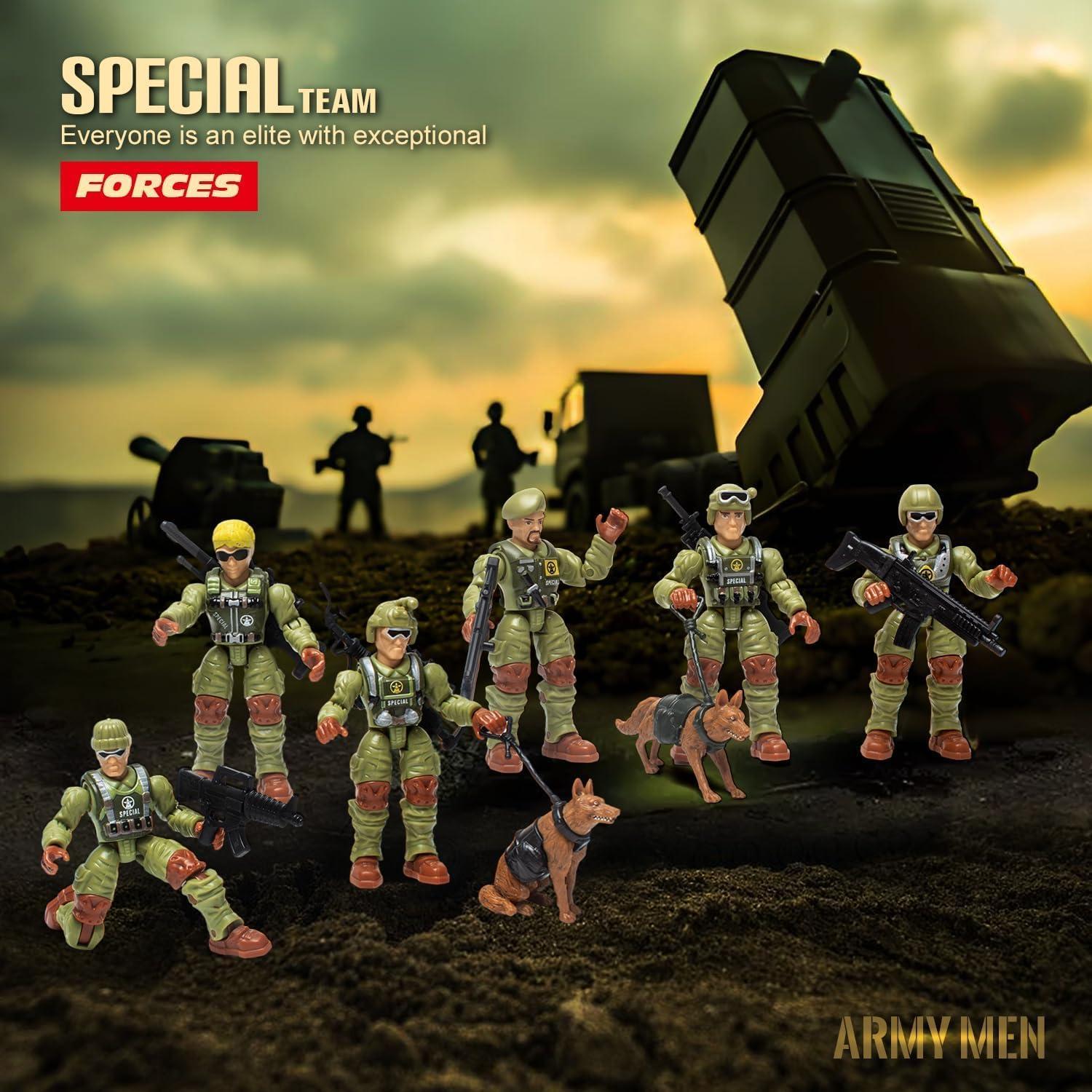 Set de Soldados de Juguete Baimiby 6 Piezas Movibles 4-7 Años