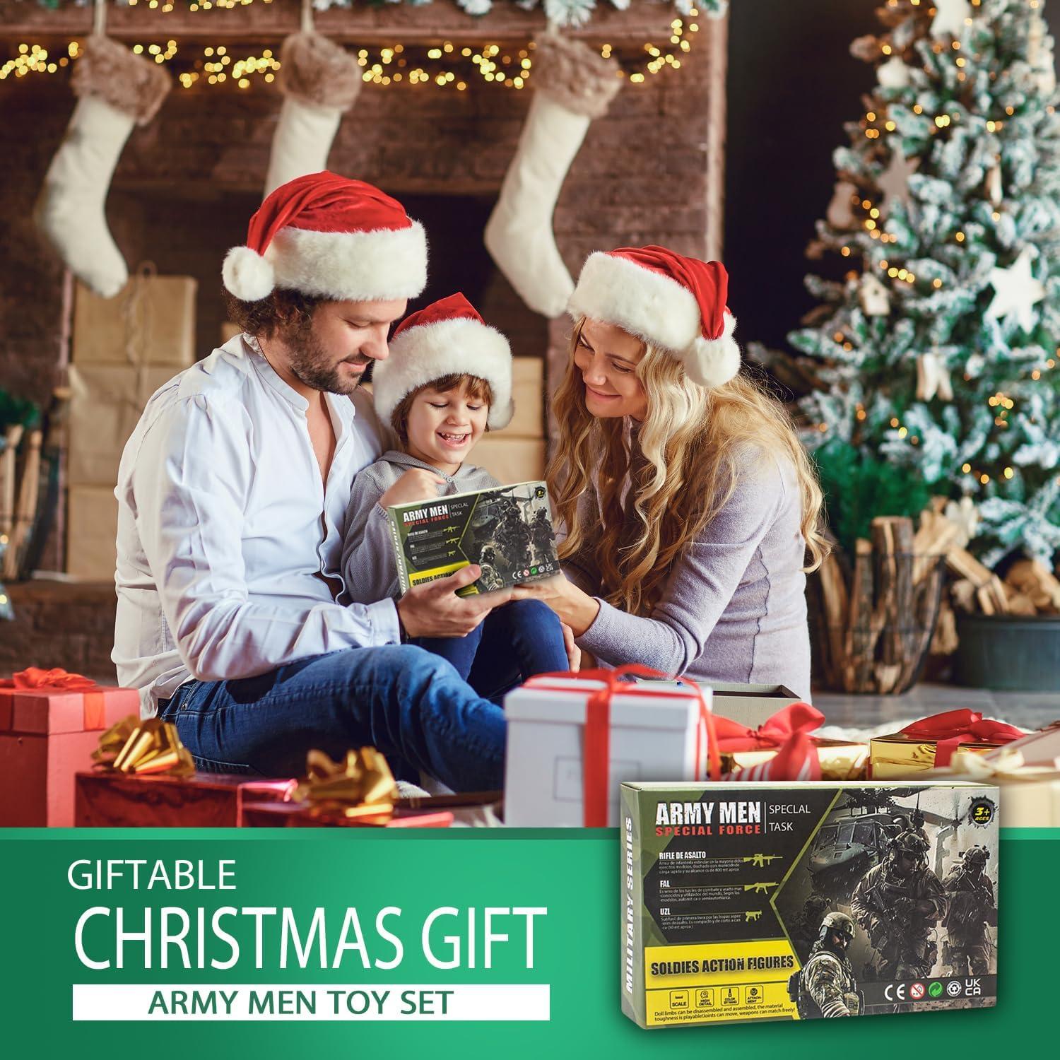 Set de Soldados de Juguete Baimiby 6 Piezas Movibles 4-7 Años