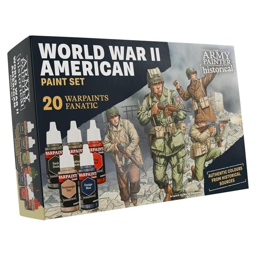 Set de Pintura Americana WWII The Army Painter 20 x 18 ml