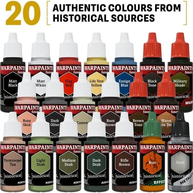 Set de Pintura Americana WWII The Army Painter 20 x 18 ml