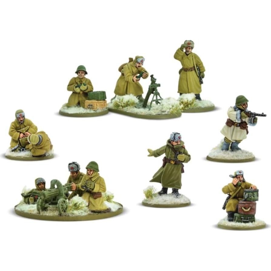 Grupo de Apoyo Ejército Soviético Warlord 28mm Invierno