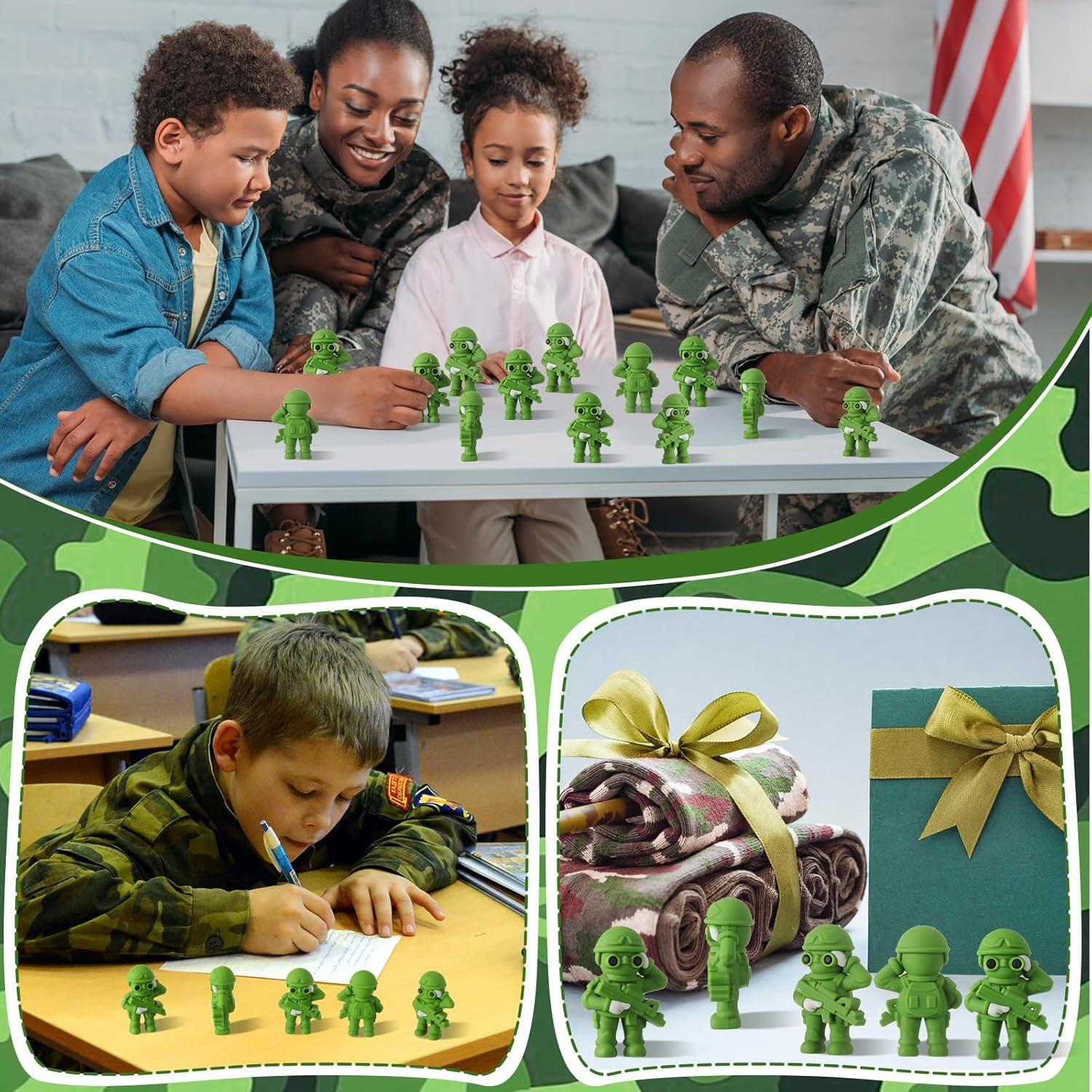 Figuras de Acción Soldados de Juguete Weysat 50 Pcs Verde