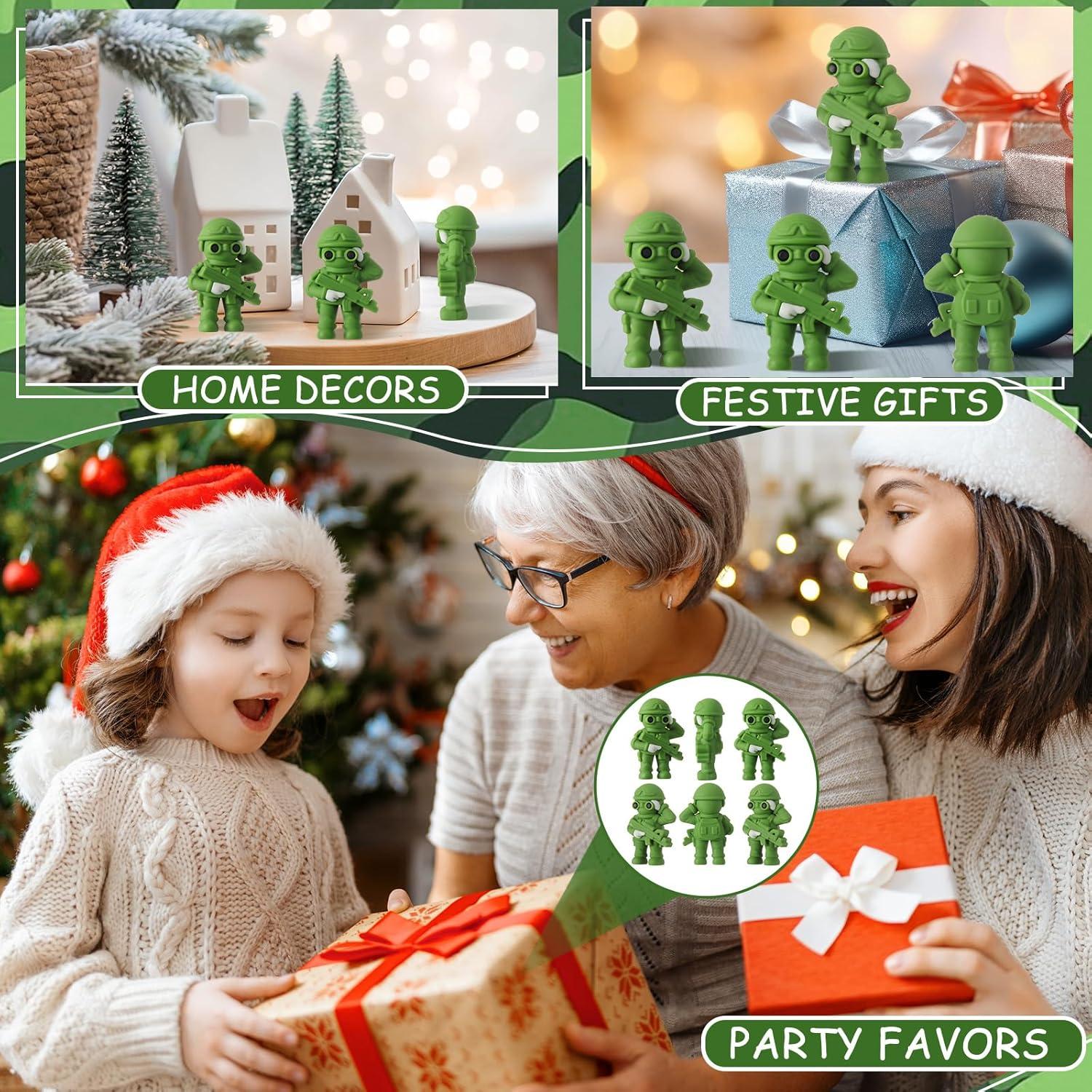 Figuras de Acción Soldados de Juguete Weysat 50 Pcs Verde