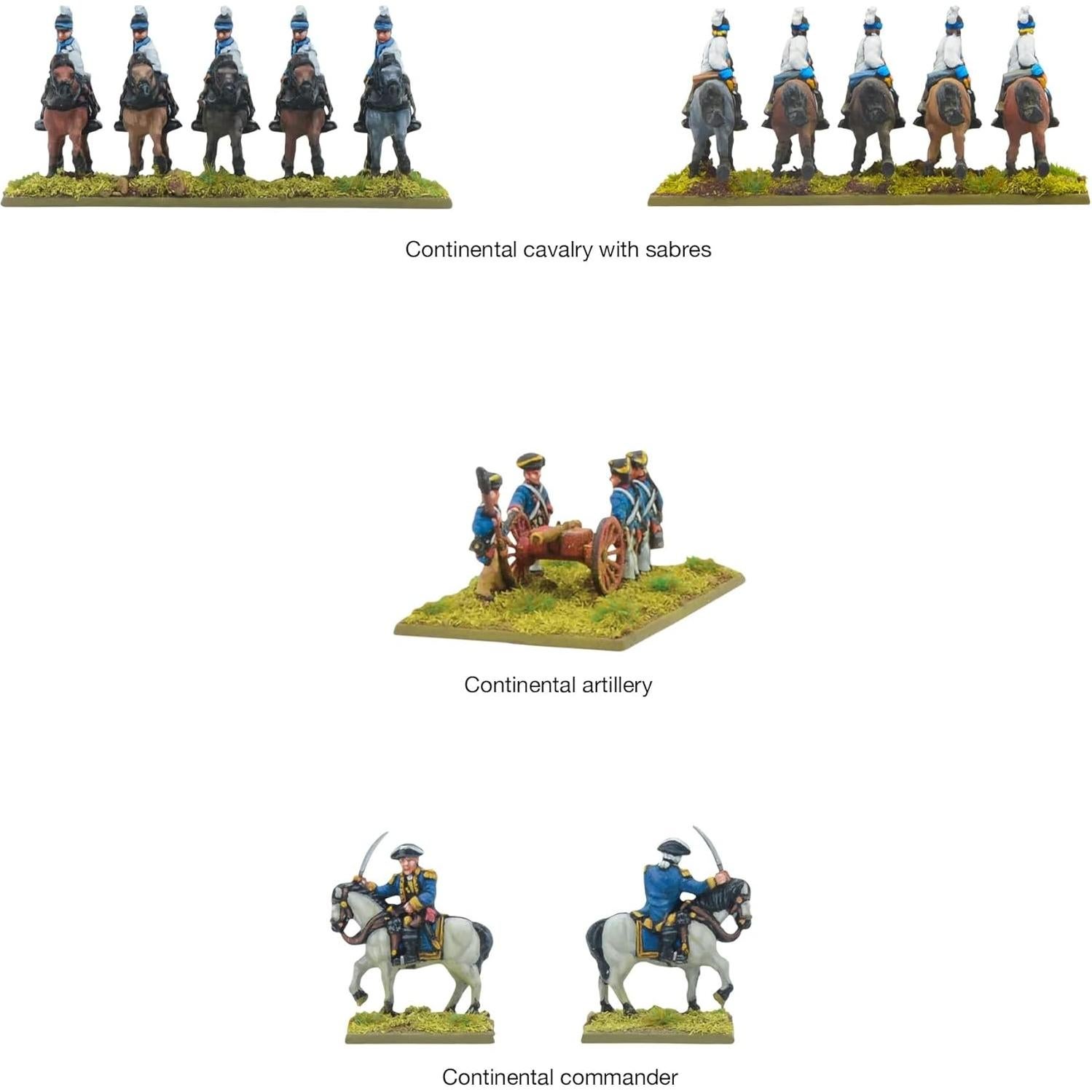 Miniaturas Pintables Warlord Games Ejército Continental 28mm