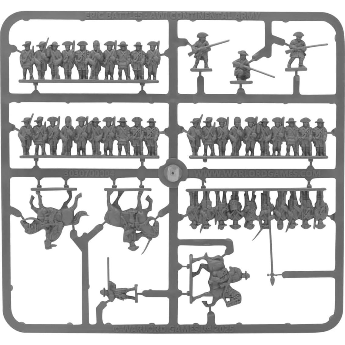 Miniaturas Pintables Warlord Games Ejército Continental 28mm