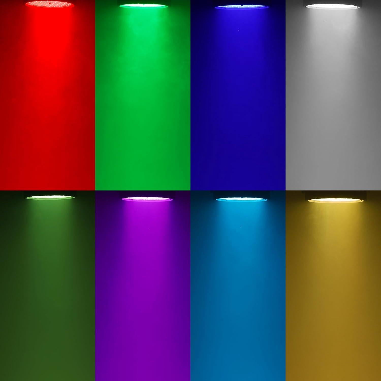 BETOPPER Luz DJ 2 Pzs 54x3W LED Par DMX Estroboscópica