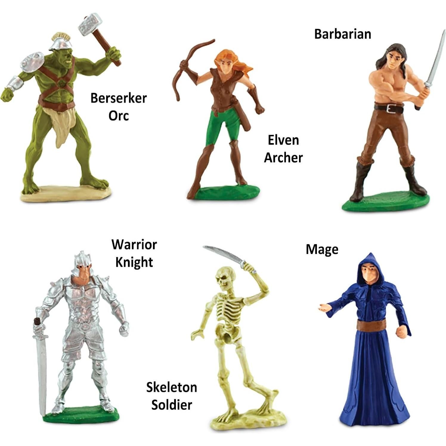 Set de 6 Mini Figuras de Fantasía Safari Ltd. TOOB