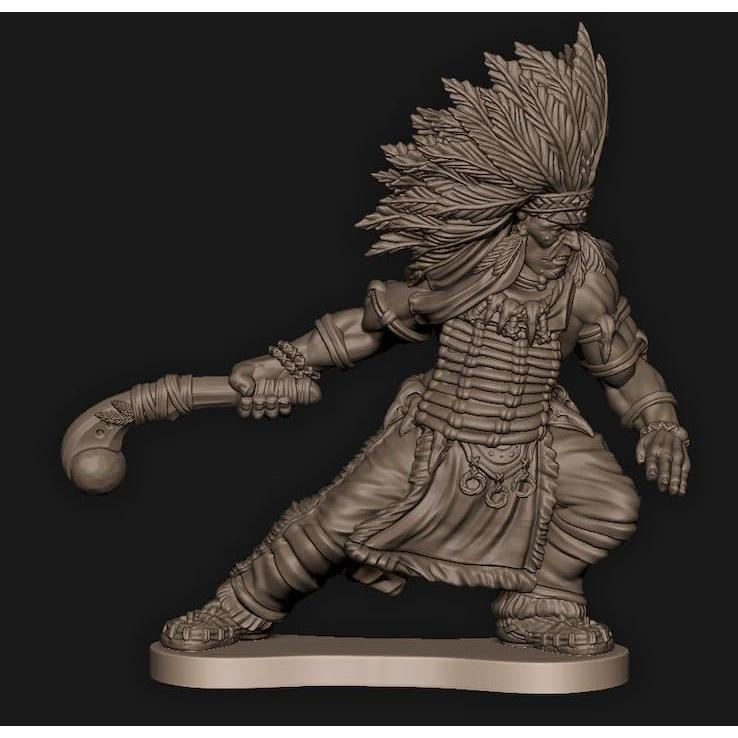 Miniaturas Cheyenne Soldados Perro con Garrotes Set 5 Figuras