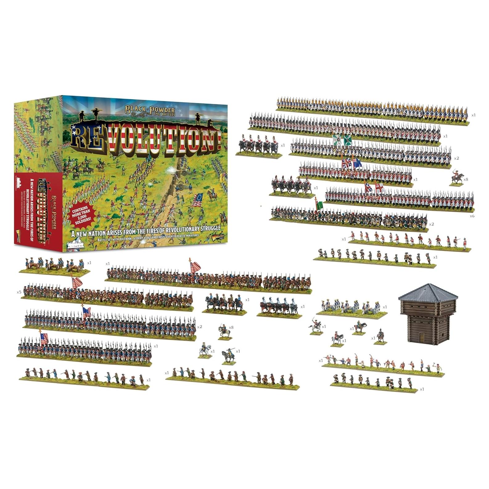 Miniaturas de Guerra de Independencia Warlord 2097 Figuras 28mm