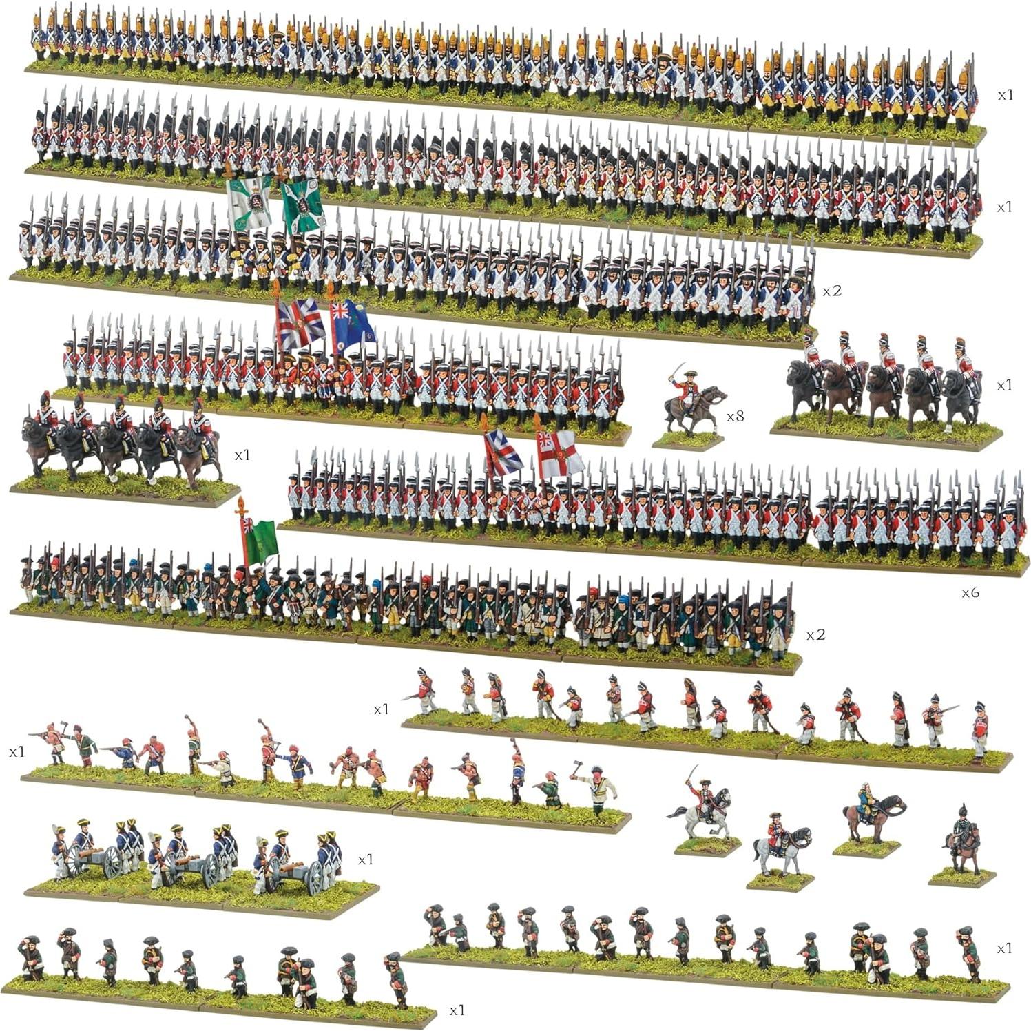 Miniaturas de Guerra de Independencia Warlord 2097 Figuras 28mm
