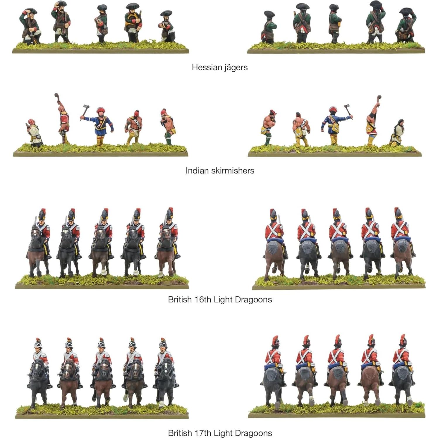 Miniaturas de Guerra de Independencia Warlord 2097 Figuras 28mm