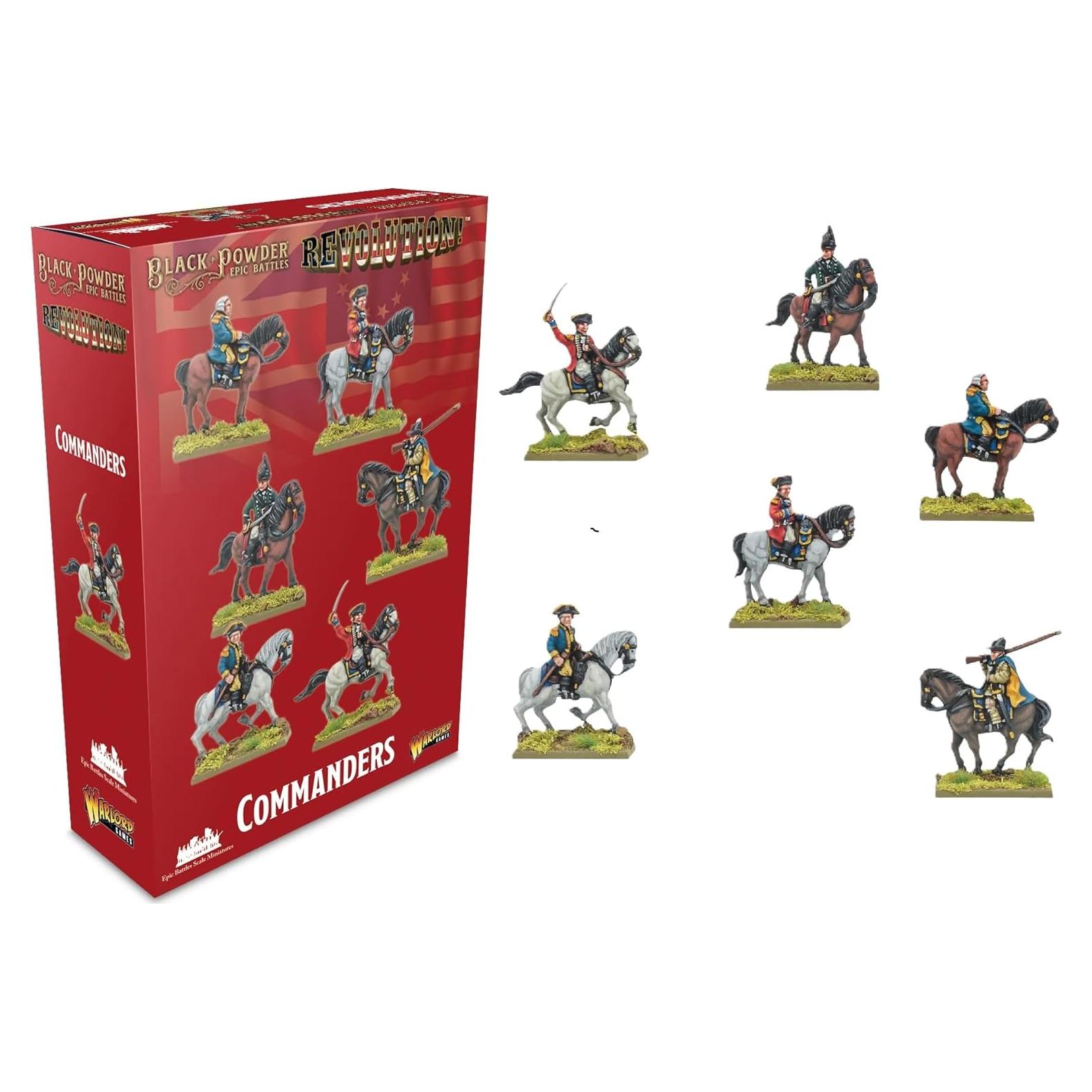 Miniaturas pintables Warlord Games - Comandantes Revolución 28mm