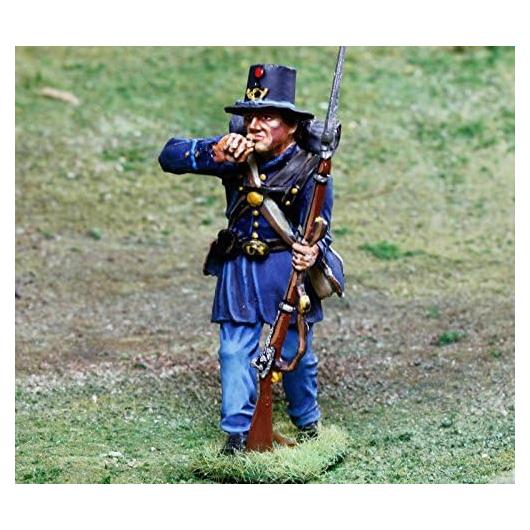 Soldados de Juguete Guerra Civil 2da Wisconsin 54mm Vitrina