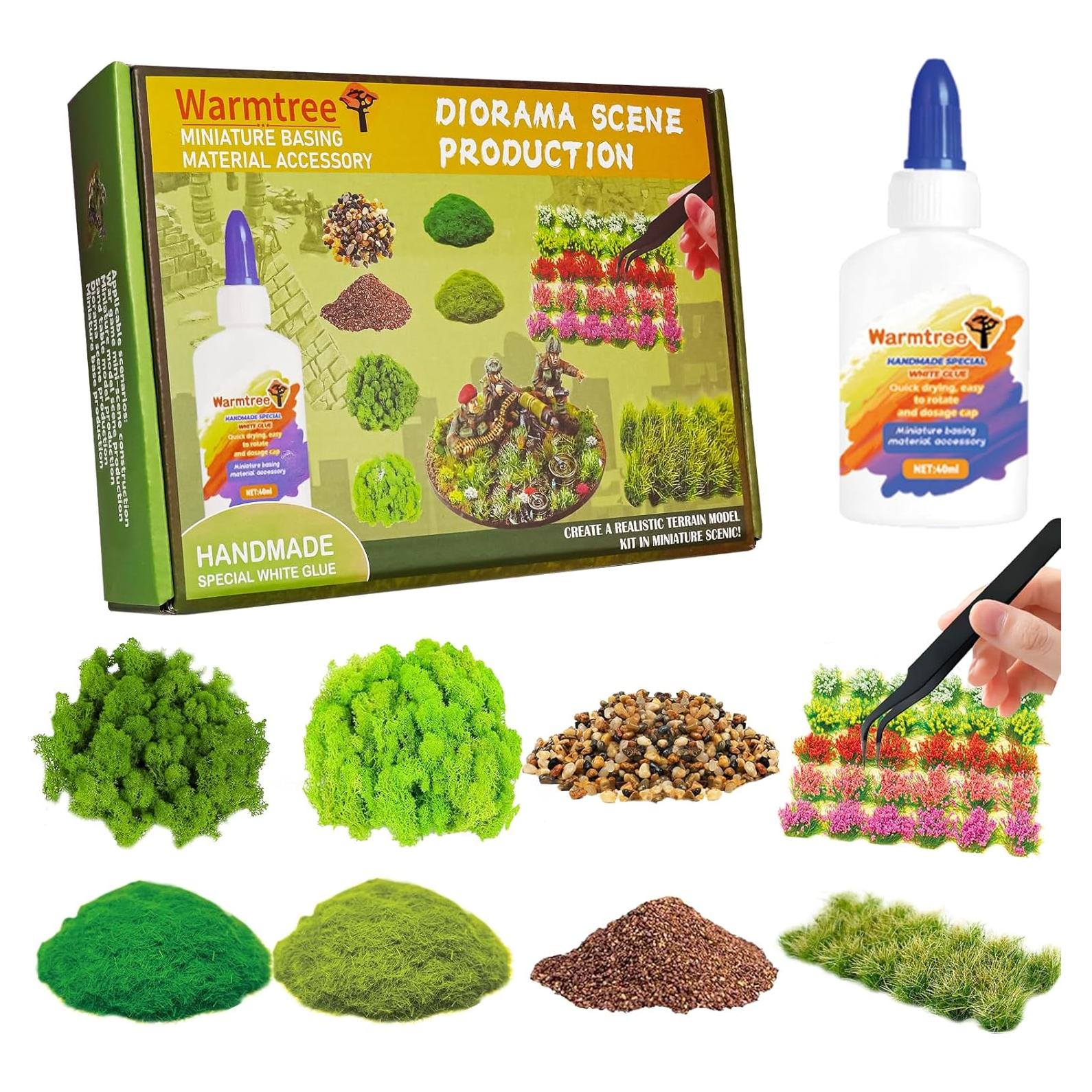 Set de Material Basing Miniatura Warmtree 14 Piezas DIY