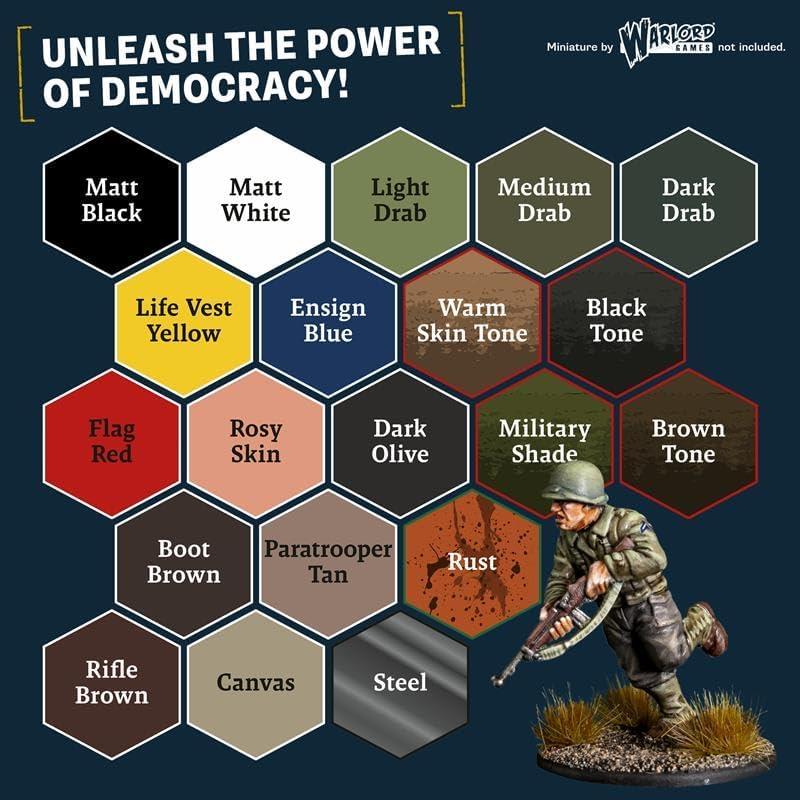 Set de Pintura Americana WWII The Army Painter 20 x 18 ml