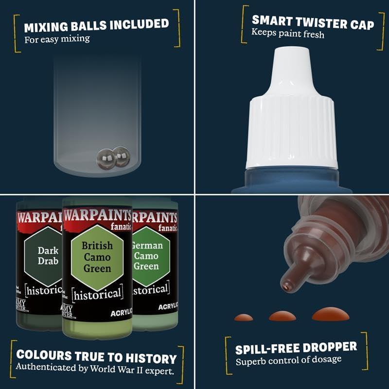 Set de Pintura Americana WWII The Army Painter 20 x 18 ml