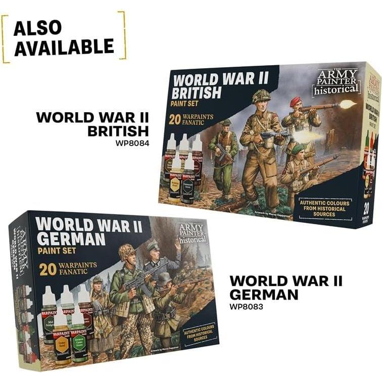 Set de Pintura Americana WWII The Army Painter 20 x 18 ml